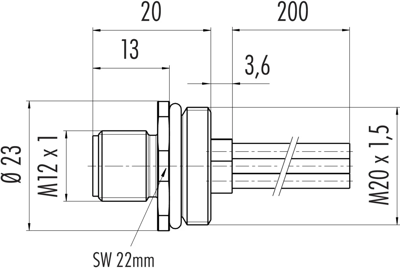 09 0691 642 04 binder Sensor-Actuator Cables Image 2