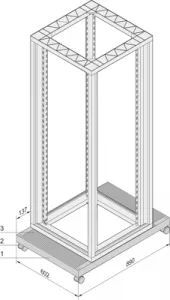 23117-037 SCHROFF Accessories for Enclosures