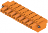 Buchsenleiste, 8-polig, RM 7.62 mm, gerade, orange, 1230280000