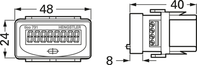 0 731 103 Hengstler Impulszähler