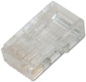 Stecker, RJ45, 8-polig, 8P8C, Cat 6, Schneidklemmanschluss, Kabelmontage, AK-219602