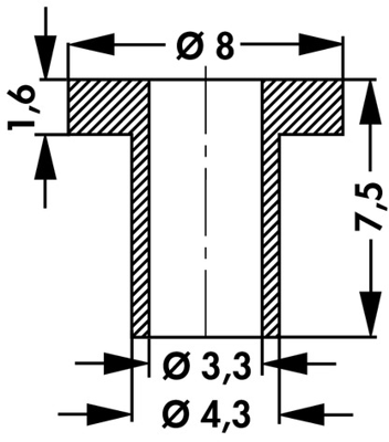 10006842 Fischer Elektronik Isolierbuchsen Bild 2