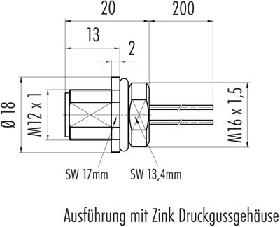 76 0231 0011 00008-0200 binder Sensor-Actuator Cables Image 2