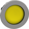 Frontelement, unbeleuchtet, tastend, Bund rund, gelb, Einbau-Ø 30.5 mm, ZB4FA56