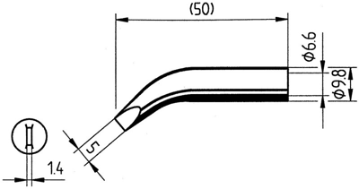 0832RD Ersa Lötspitzen, Entlötspitzen und Heißluftdüsen Bild 2