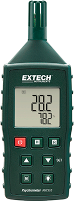 RHT510 Extech Thermometer, Anzeigegeräte