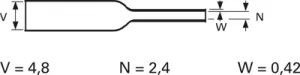 302-30480 HellermannTyton Schrumpfschläuche