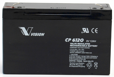 CP6120F2 VISION Bleiakkus, Lithium-Ionen-Akkus Bild 1