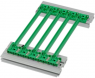 Guide Rail With Coding for CompactPCI/ VME64x,Offset 0.1", PC, 160 mm, 2 mm Groove Width