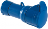 CEE Kupplung, 4-polig, 32 A/200-250 V, blau, 9 h, IP44, PKY32M424