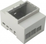 Kunststoff DIN-Schienen-Gehäuse für Raspberry Pi 4 B, (L x B x H) 91 x 72 x 62 mm, weiß, RB-CASEP4+07