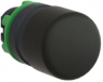 Drucktaster, unbeleuchtet, tastend, Bund rund, schwarz, Frontring schwarz, Einbau-Ø 22 mm, ZB5AC24