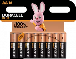 PLUS-AA CP16 Duracell Rundzellen, 9V-Blöcke