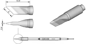 C245939 JBC Soldering tips, desoldering tips and hot air nozzles