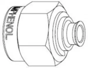 901-9723-10 Amphenol RF Koaxialsteckverbinder