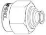 901-9723-10 Amphenol RF Koaxialsteckverbinder