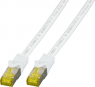 Patchkabel, RJ45-Stecker, gerade auf RJ45-Stecker, gerade, Cat 6A, S/FTP, LSZH, 1.5 m, weiß