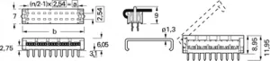 1-1393536-5 AMP PCB Connection Systems