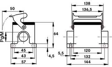 19104900 LAPP Housings for HDC Connectors Image 2