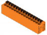Leiterplattenklemme, 15-polig, RM 5.08 mm, 0,12-2,5 mm², 20 A, Federklemmanschluss, orange, 1331320000