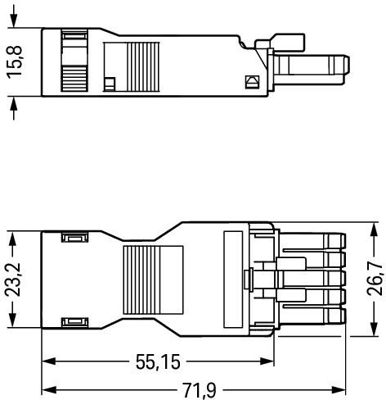 890-105 WAGO Gerätesteckverbinder Bild 2