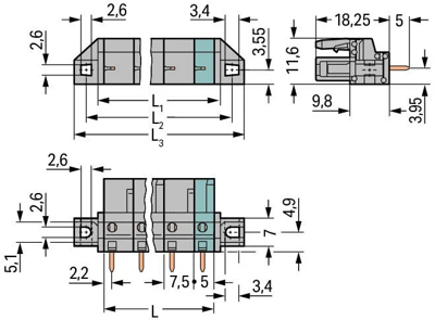 232-742/031-000 WAGO PCB Connection Systems Image 2