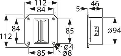 MHT 12 8 OHM VISATON Akustische Signalgeber Bild 2