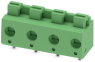 Leiterplattenklemme, 4-polig, RM 7.5 mm, 0,14-2,5 mm², 16 A, Federklemmanschluss, grün, 1703086