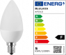LED-Lampe, E14, 5 W, 470 lm, 240 V (AC), 2700 K, 260 °, warmweiß, F