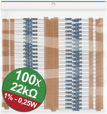 22P051 QUADRIOS Bedrahtete Widerstände