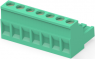 Leiterplattenklemme, 7-polig, RM 5.08 mm, 0,05-3 mm², 15 A, Käfigklemme, grün, 796634-7