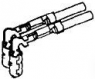 Buchsenkontakt, 0,3-0,5 mm², AWG 22-20, Crimpanschluss, vergoldet, 353376-3