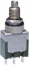 Drucktaster, 1-polig, metall, unbeleuchtet, 6 A/125 VAC, 3 A/30 VDC, IP67, MBN15SD8W01