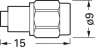 SMA-Abschlusswiderstand (m) 50 OHM