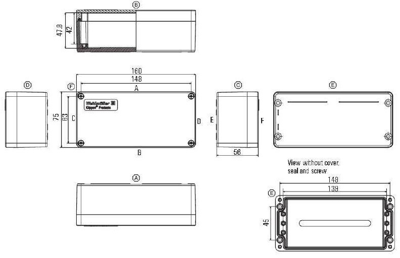 1305830000 Weidmüller General Purpose Enclosures Image 2