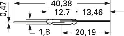 MDSR-7-10-15 Littelfuse Näherungsschalter, Reedschalter Bild 2