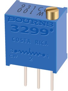 3299W-1-100LF Bourns Electronics GmbH Trimmer Potentiometers