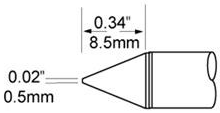 SCV-CN05 METCAL Lötspitzen, Entlötspitzen und Heißluftdüsen Bild 3