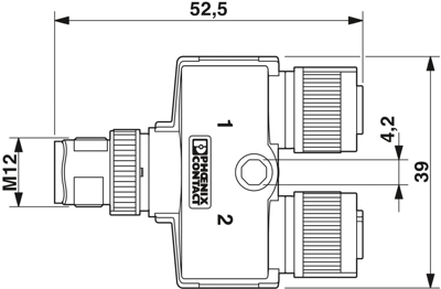 1454972 Phoenix Contact Sensor-Aktor Adapter Bild 2