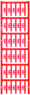 Polyamid Kabelmarkierer, beschriftbar, (B x H) 30 x 5.8 mm, max. Bündel-Ø 3.5 mm, rot, 1805740000
