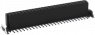 Buchsenleiste, 50-polig, RM 1.27 mm, gerade, schwarz, 154807