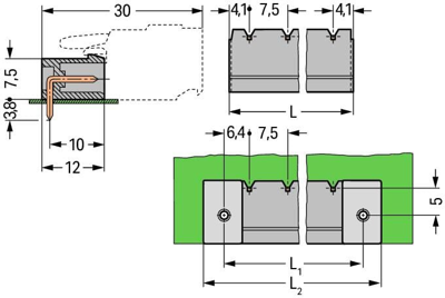 231-835/001-000 WAGO PCB Connection Systems Image 2