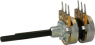 Leitplastik Doppelpotentiometer, 10 kΩ, 0.25 W, linear, Lötstift, 2GPC16BU 4MM F22 10K LIN