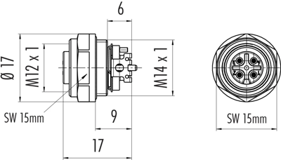 99 3432 401 04 binder Sensor-Actuator Connectors Image 2