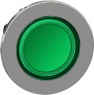 Frontelement, beleuchtbar, tastend, Bund rund, grün, Einbau-Ø 30.5 mm, ZB4FA38