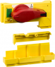 Frontabdeckungen und Drehgriff, rot/gelb, für INS250, 31039