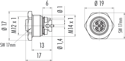 99 4442 402 05 binder Sensor-Aktor Rundsteckverbinder Bild 2