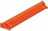 Buchsenleiste, 19-polig, RM 5.08 mm, abgewinkelt, orange, 232-279/039-000