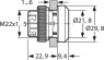 1.74.505.501/1500 RAFI Actuators, Signal Elements and Front Elements