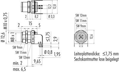 86 6620 1121 00404 binder Sensor-Aktor Rundsteckverbinder Bild 2